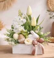 Stroik świąteczny wielkanocny Zajączek Wielkanoc