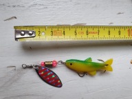 Błystka obrotowa blacha z Gumą Ripper 8,5cm 5 g