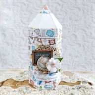 Pudełko na prezent KREDKA dla nauczyciela *na słodycze *na upominek