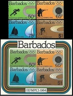 **84 Barbados 600-603, Bl. 17 = 15,5E