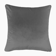 Welurowa szara poszewka na poduszkę jak Home&You ikea 45x45cm