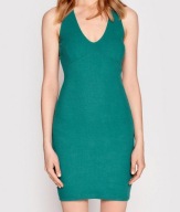 Americanos zielona sukienka mini M 38 dopasowana letnia casual