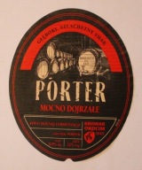 ETYKIETA - BROWAR OKOCIM - PORTER - MOCNO DOJRZAŁE