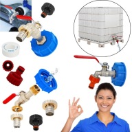 ZAWÓR KRAN DO ZBIORNIKA 1000l 3/4x1 CZERPALNY MAUSERA IBC PRZYŁĄCZE A7