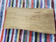 deska dębowa surowa do podawania do krojenia podkładka