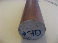 Wałek pręt rezotex tekstolit TCF fi 70x255 mm