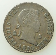 Hiszpania - 2 maravedi 1830
