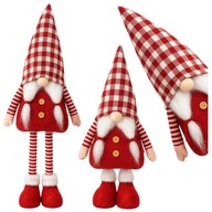 Skrzat świąteczny krasnal TELESKOPOWE NOGI gnom 70cm OZDOBA ŚWIĄTECZNA XL