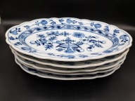 Talerz owalny patera półmisek Meissen Miśnia Teichert kobalt cebulowy