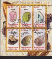 Kongo Mi. 2011-16 kas. minerały