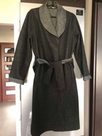 Made in Italy nowy lekki płaszczyk S/M acrylik +len