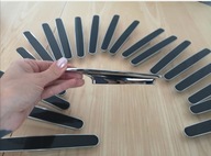 Uchwyty meblowe Gamet glamour chrom czarne