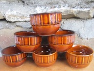 BRĄZOWA Miseczka/Dipówka_Porcelit PRUSZKÓW PRL