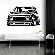 Naklejka na ścianę Fiat 126p 80cm Maluch