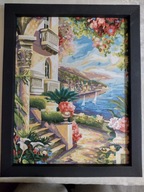 Obraz ręcznie malowany ,,Tamtego roku w Portofino,,