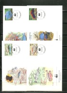 A51420)WWF-FDC Ryby: Grenada 1299 - 1302