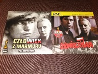 2 DVD CZŁOWIEK Z ŻELAZA, CZŁOWIEK Z MARMURU, EGZEMPLARZE PROMOCYJNE.