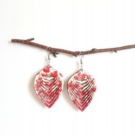 Kolczyki horror, Halloween, LIŚĆ, rękodzieło