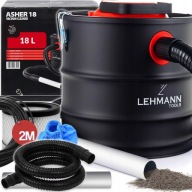 Odkurzacz przemysłowy Lehmann do popiołu kominkowy 1200W HEPA 18L 1200 W