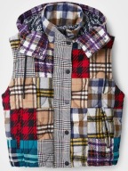 DESIGUAL Copenhague Vest bezrękawnik kamizelka patchwork Regular Fit M