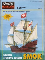 Mały Modelarz 1-2/2000 galeona Smok