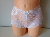 Śliczne majteczki koronkowe białe r.S