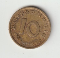 III Rzesza 10 pfennig 1939 G