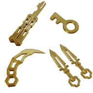 Zestaw Keyrambit, Keylisong, Keynais Klucz Rivals Roblox