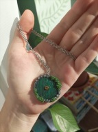 Wisiorek - Władca Pierścieni / Hobbit - drzwi do Bag End, rękodzieło