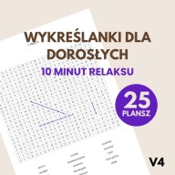 Wykreślanka PDF emocje & uczucia – 54 strony relaksu