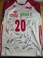 Koszulka Reprezentacji Polski w Siatkówce z podpisami członków kadry