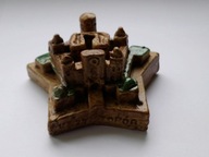 Figurka makieta Zamek Krzyżtopór wysokość około 4,5cm, szerokość 9 cm