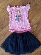 Zestaw dla dziewczynki bluzeczka +spódniczka 104cm