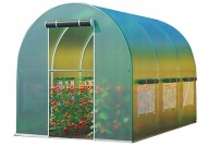 Szklarnia na Warzywa 2x3m Tunel Foliowy Zielony Foliak 2m x 3m Mocny UV