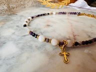 Pamiątka Pierwszej Komunii Świętej – Naszyjnik z Ametystu