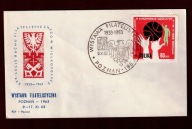 KOPERTA ___Wystawa Filatelistyczna - Poznań 1963r + stempel na Fi: 1272