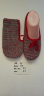 M 25 Kapcie balerinki handmade roz.39 NOWE ręcznie robione