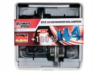 ULTIMATE SPEED ŻARÓWKI SAMOCHODOWE H4 +100%