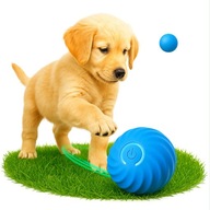 PIŁKA UCIEKAJĄCA Dla Małych Psów i kotów USB Wibrująca Automatyczna