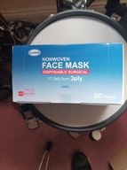 Maseczki 100 sztuk 2 razy 50 maseczki jednorazow