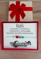 Zodiakalna bransoletka z kamieniami szlachetnymi - rak