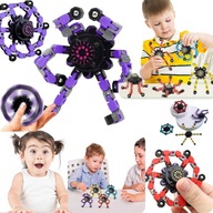 ZABAWKA ANTYSTRESOWA SENSRYCZNA FIDGET SPINNER 2W1 ROBOT SKLADANY DZIECI