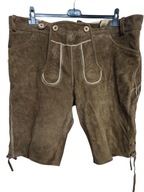 Bungossi Trade SPODNIE tyrol z haftem ludowe skórzane skóra zamszowa 60