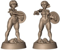 Dragon Rider Smoczy Jeździec Pinup B RPG Druk 3D NSFW