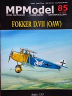 MPModel 85 samolot FOKKER D.VII (OAW)