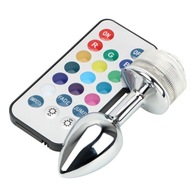 Anal Butt Plug for Women Led with Light Up Remote Control 13 Colors Pilot