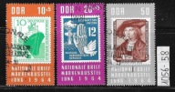 Znaczki Pocztowe Niemcy DDR Kasowane 1056-58.. 1964 r