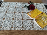 Bieżnik serweta serwetka szydełkowy majstersztyk jednorazowe cudo55x105