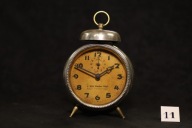 Stary budzik mechaniczny antyk