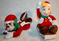 MASKOTKA SKRZATY COCA COLA PREZENT KOMPLET 2 SZTUK